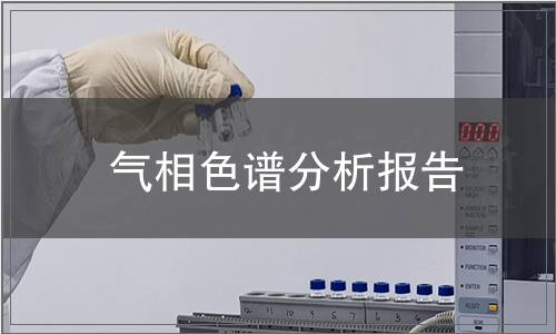 氣相色譜分析報(bào)告